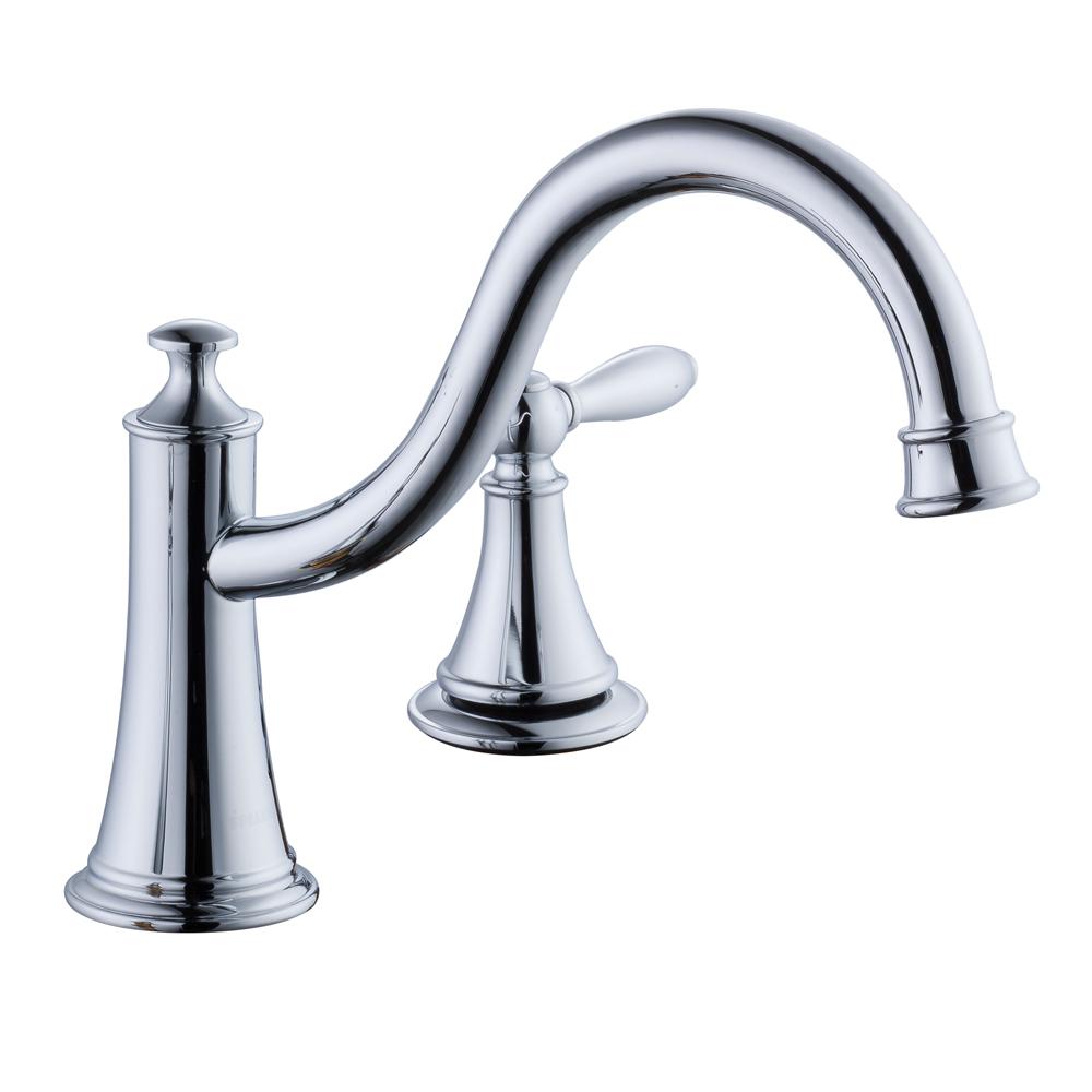 Glacier Bay Varina 2 Handle Deck Mount Roman Tub Faucet In Chrome