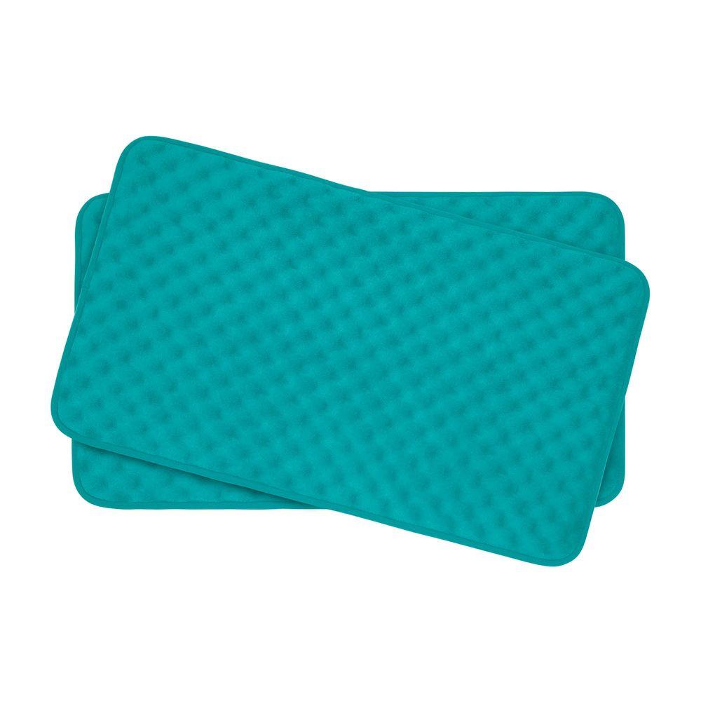 Bouncecomfort Massage Turquoise 17 In X 24 In Memory Foam 2