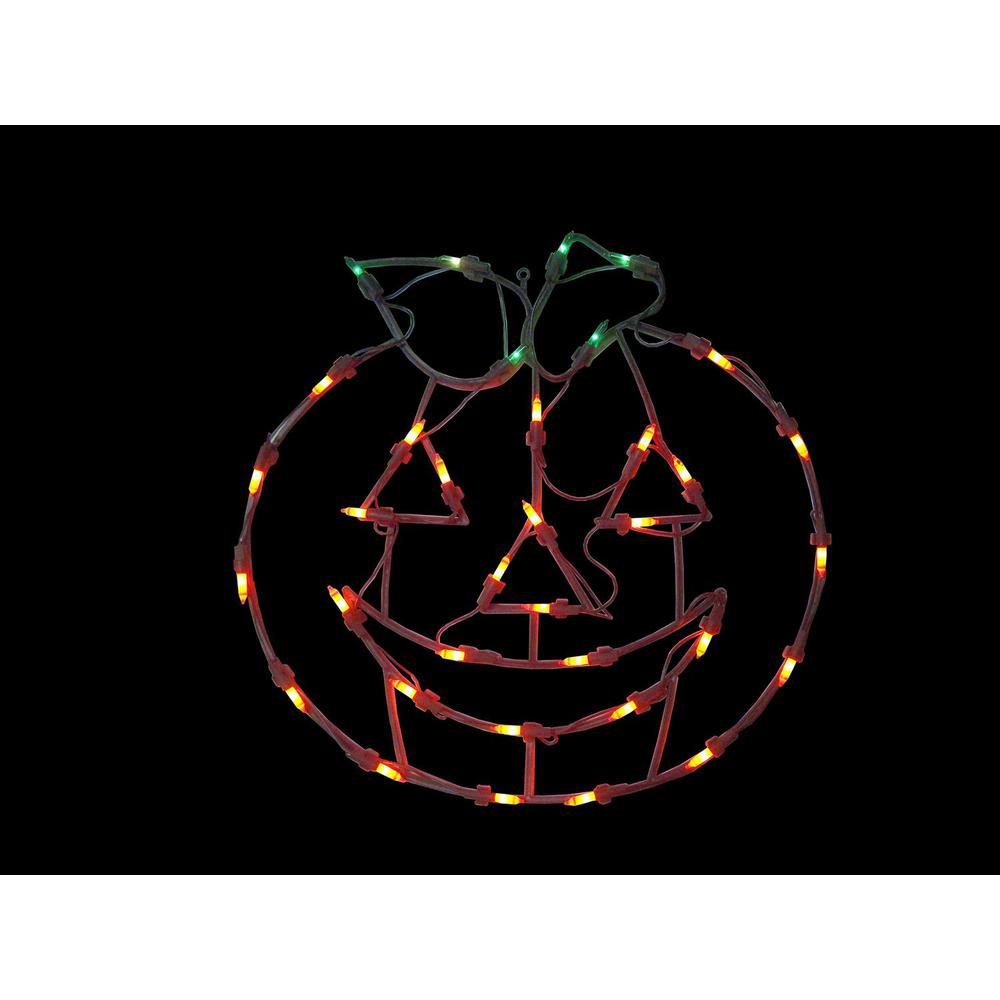 14 in. Lighted Jack-O-Lantern Halloween 