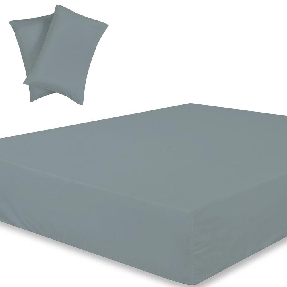 A1 Home Collections Wrinkle Resistant Extra Deep Pockets 3 Piece Wrinkle Resistant Extra Deep Pockets 3 Piece Light Blue 300tc Organic Cotton King Fitted Sheet Set