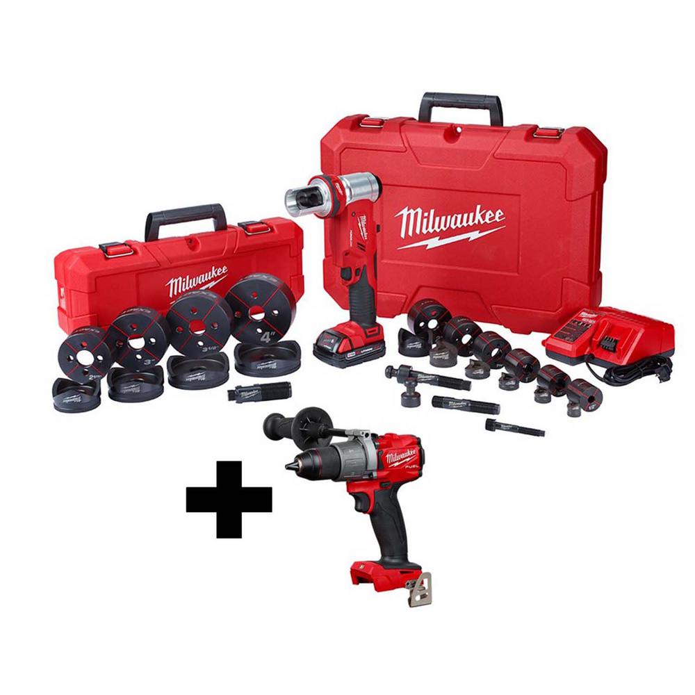 Milwaukee M18 18-Volt Lithium-Ion Cordless 1/2 In. To 4 In. Force Logic ...