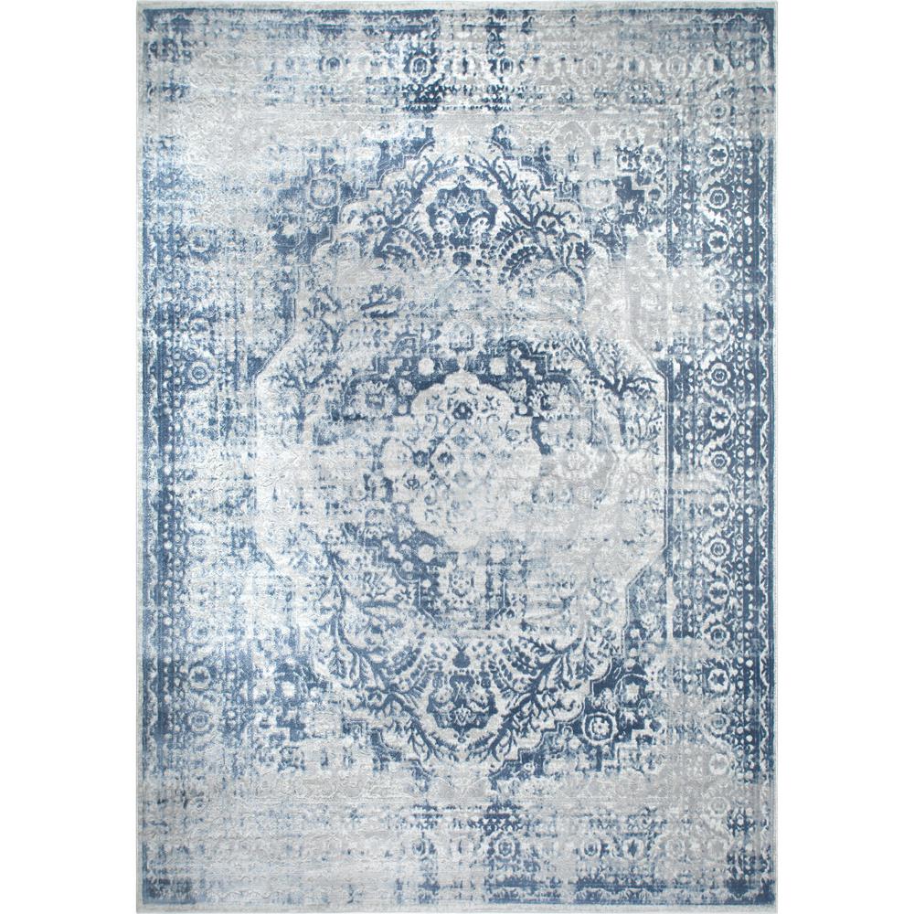 Nicole Miller Kenmare Gray/Blue 5 ft. x 7 ft. Indoor Area Rug26037