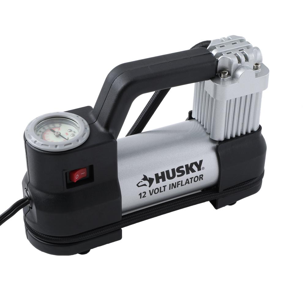 12 Volt Inflator Tire Ball Multi Use Convenient Transport Roadside