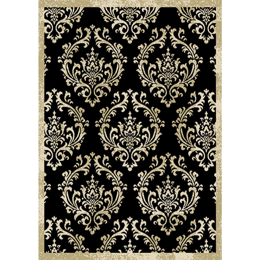 Home Dynamix Royalty Brown/Ivory 7 ft. 8 in. x 10 ft. 4 in. Indoor Area