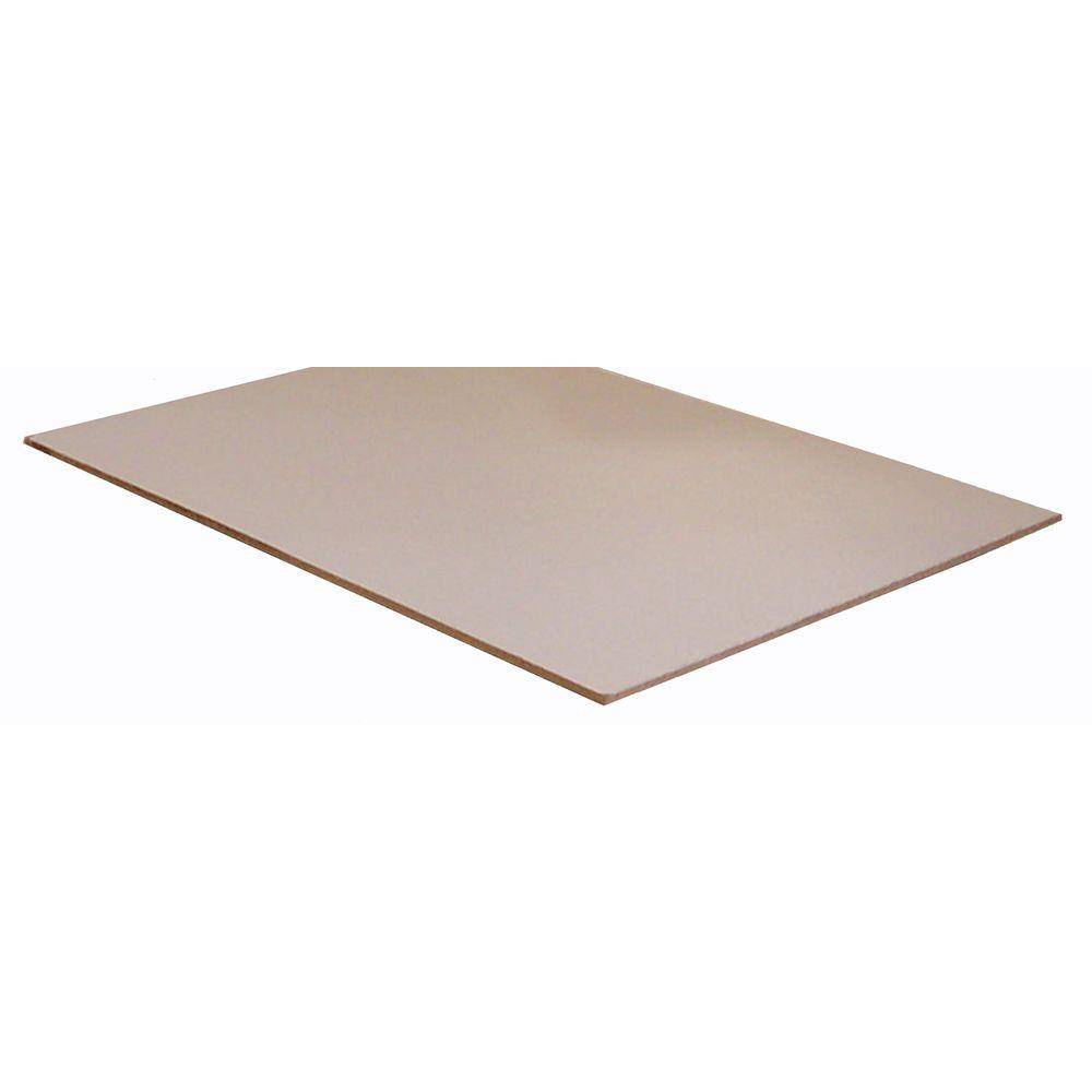 Medium Density Fiberboard 1/4 in. x 2 ft. x 4 ft.; Actual 0.216 in. x 23.75 in. x 47.