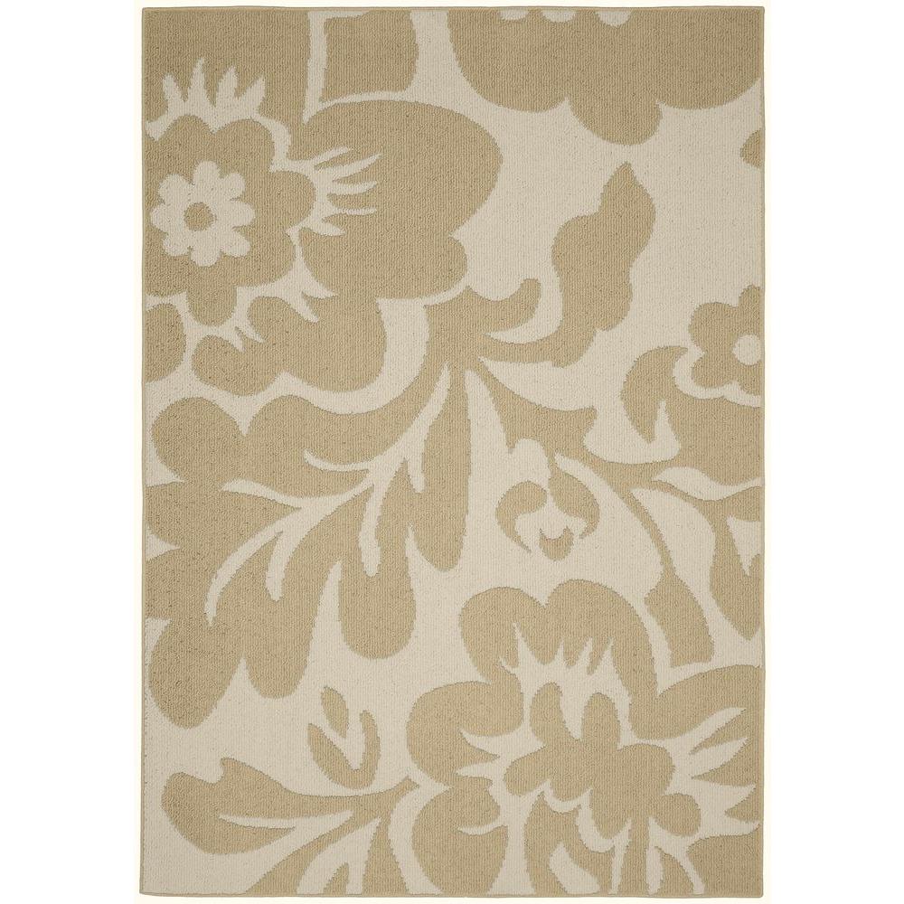 Garland Rug Fl Garden Tan Ivory 8 Ft X 10 Area Garland Rug Fl Garden Tan Ivory 8 Ft X 10 Area