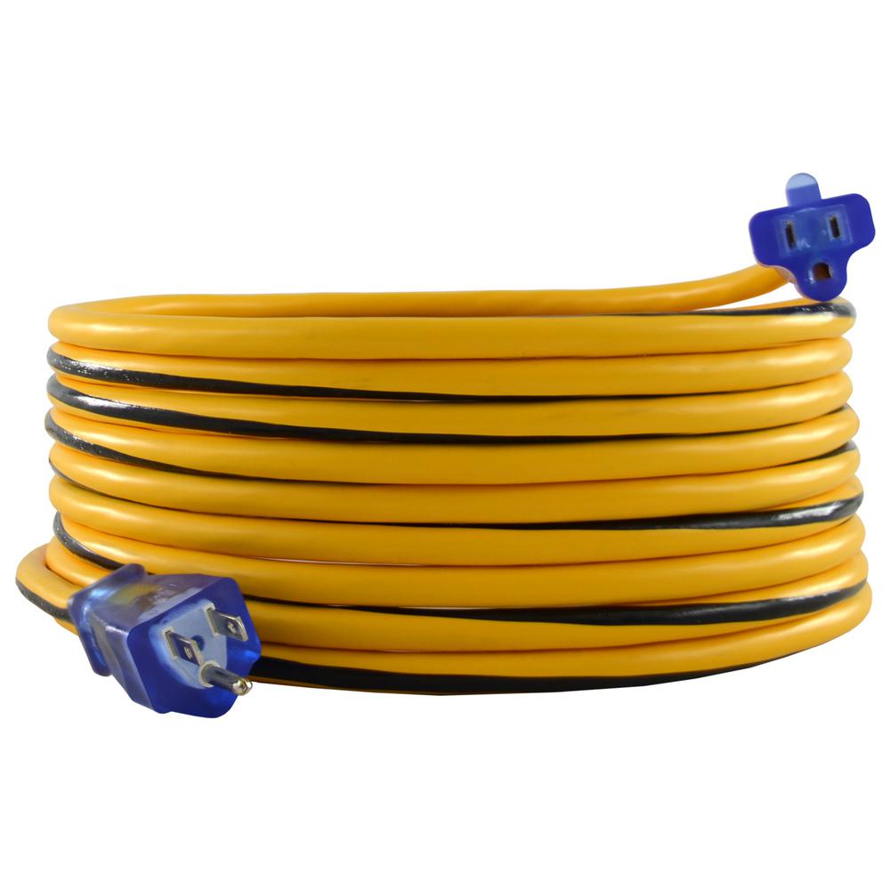Caterpillar 100 ft. 15 Amp 12/3 SJTW Outdoor Heavy Duty Power Extension