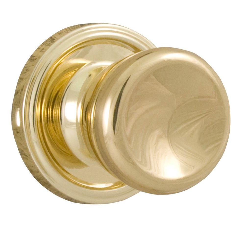 Baldwin Prestige Alcott Polished Brass Bed/Bath Knob353ATK RDB 3 The