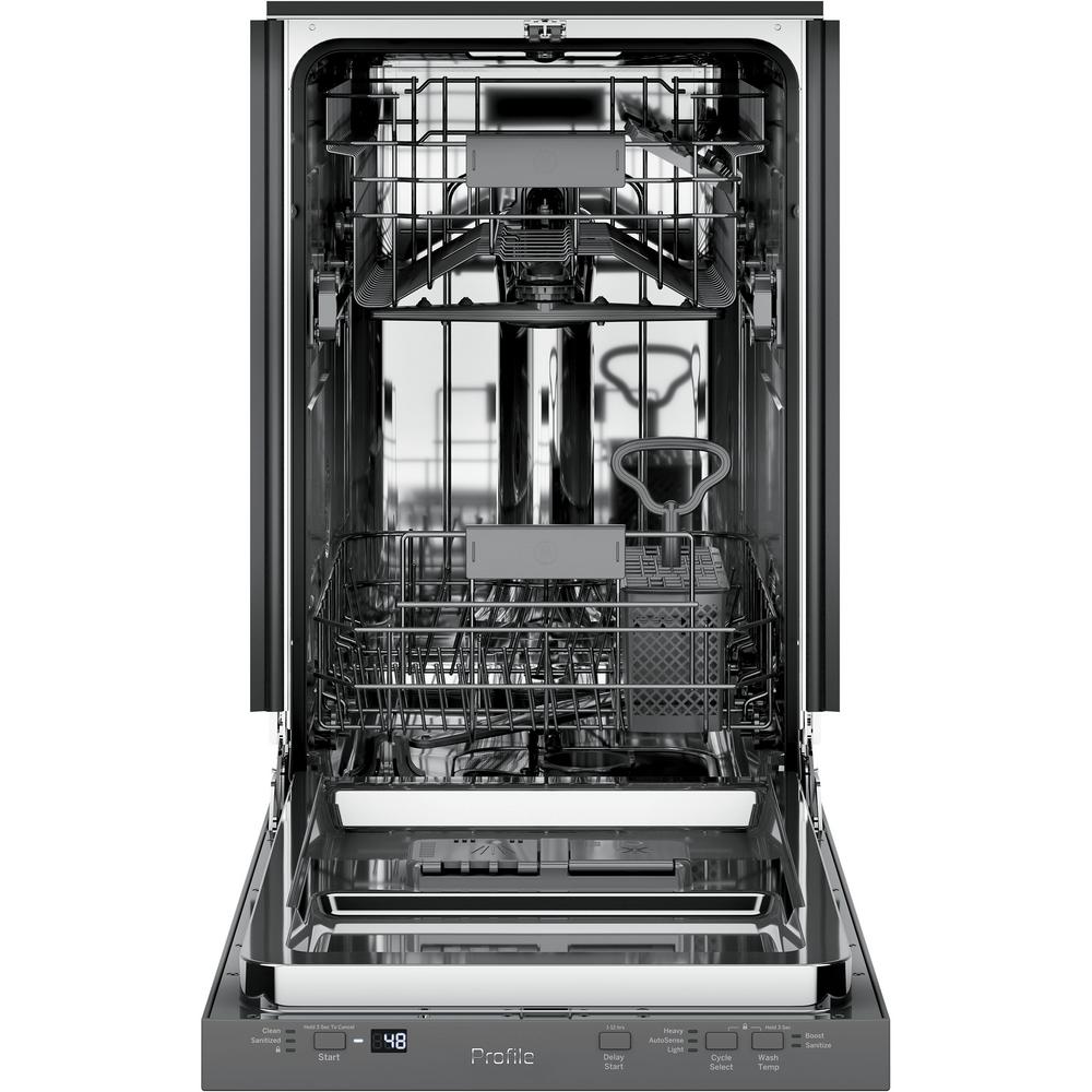 Ge Profile 18 In Stainless Steel Top Control Smart Dishwasher 120 Volt With Stainless Steel Tub And 47 Dba Pdt145sslss The Home Depot