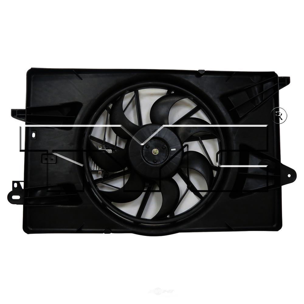 TYC Dual Radiator and Condenser Fan Assembly fits 20142016 Jeep