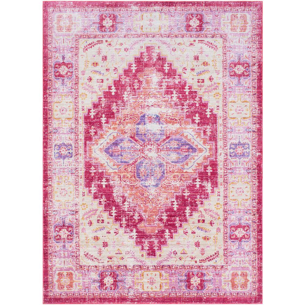 Surya Germili Bright Pink 2 Ft X 3 Indoor Area Rug Ger2324 23 Surya Germili Bright Pink 2 Ft X 3 Indoor Area Rug