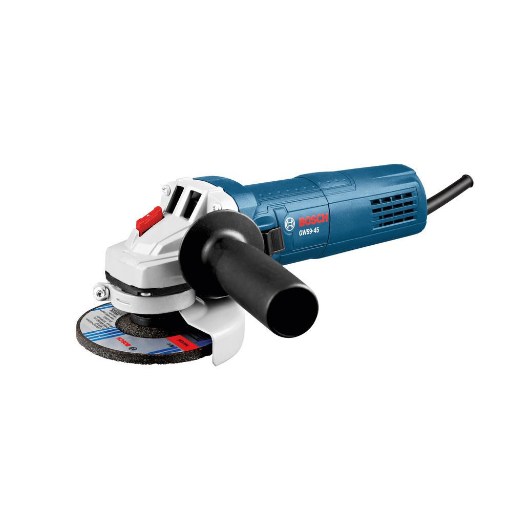 Bosch 8 5 Amp Corded 4 5 In Angle Grinder With Lock On Slide