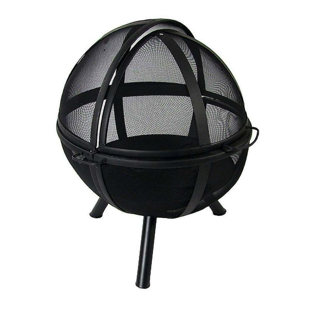 Sunnydaze Decor Flaming Ball 30 In X 36 Round Steel Wood Sunnydaze Decor Flaming Ball 30 In X 36 Round Steel Wood Burning Fire