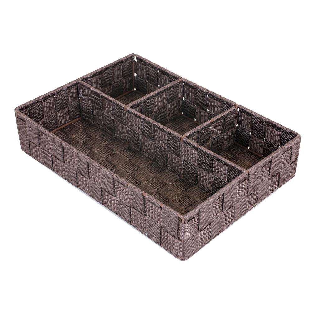 Cubbies And Cube Storage Bins Totes 9 5 In X 13 Brown 4 Cube Organizer