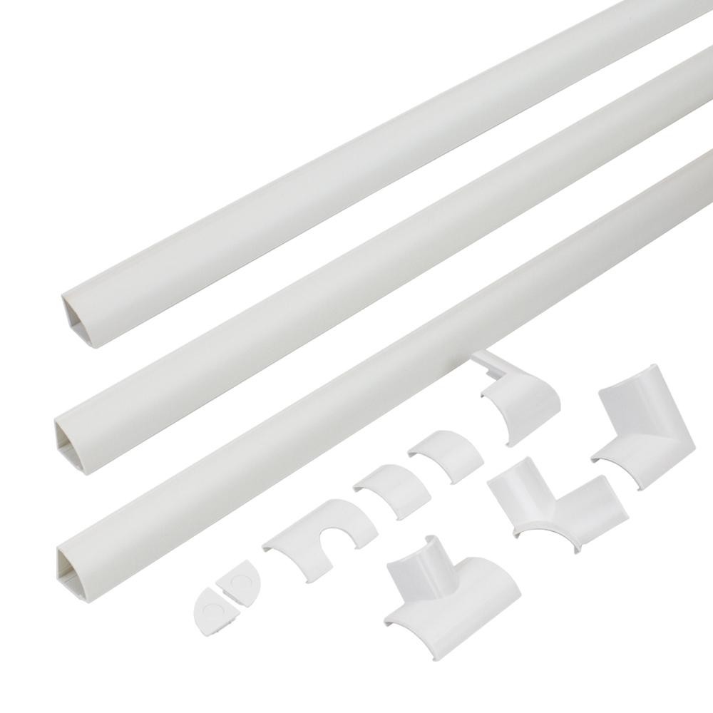 Commercial Electric 1/4 Round Cord Channel Kit