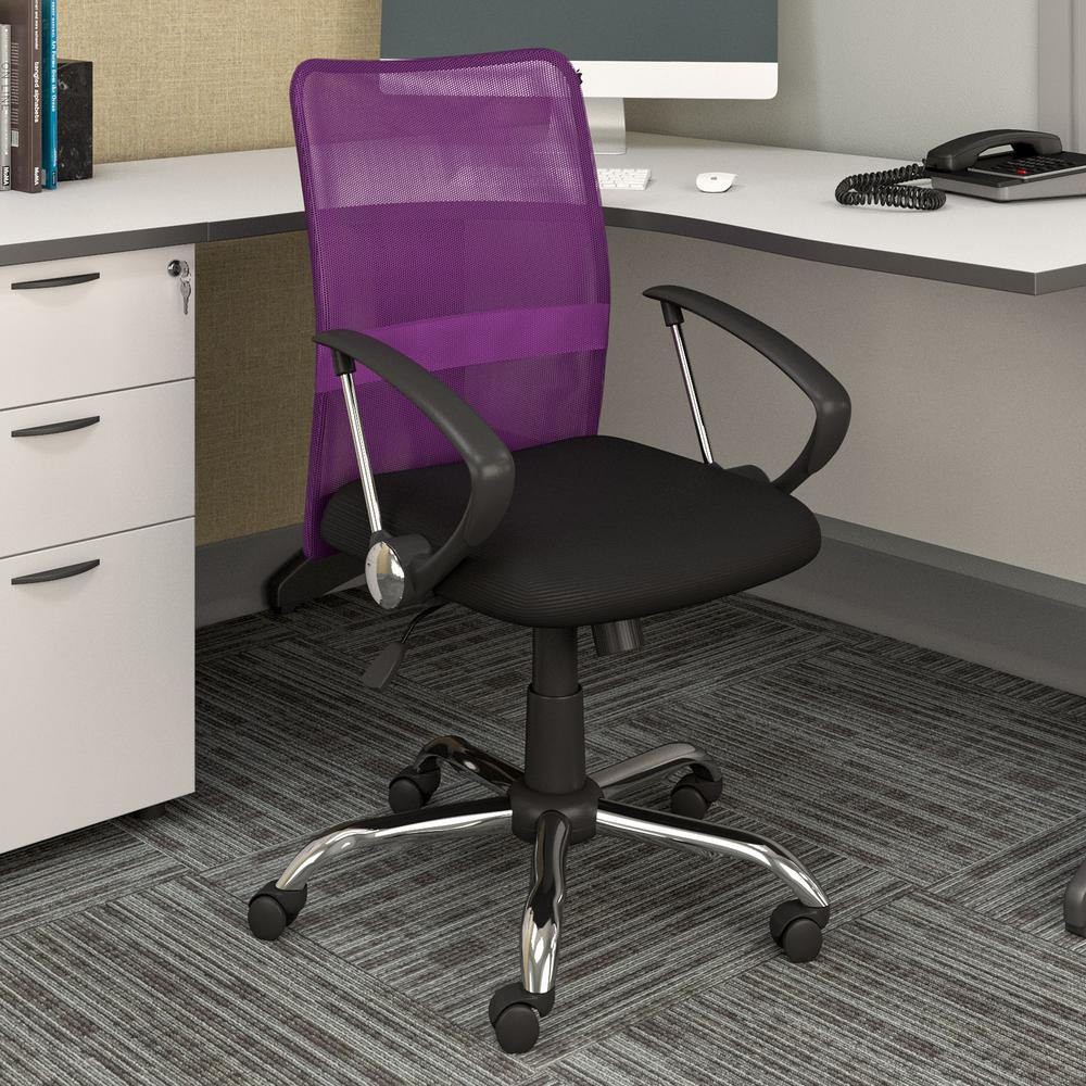 Purple Corliving Office Chairs Whl 713 C 64 1000 