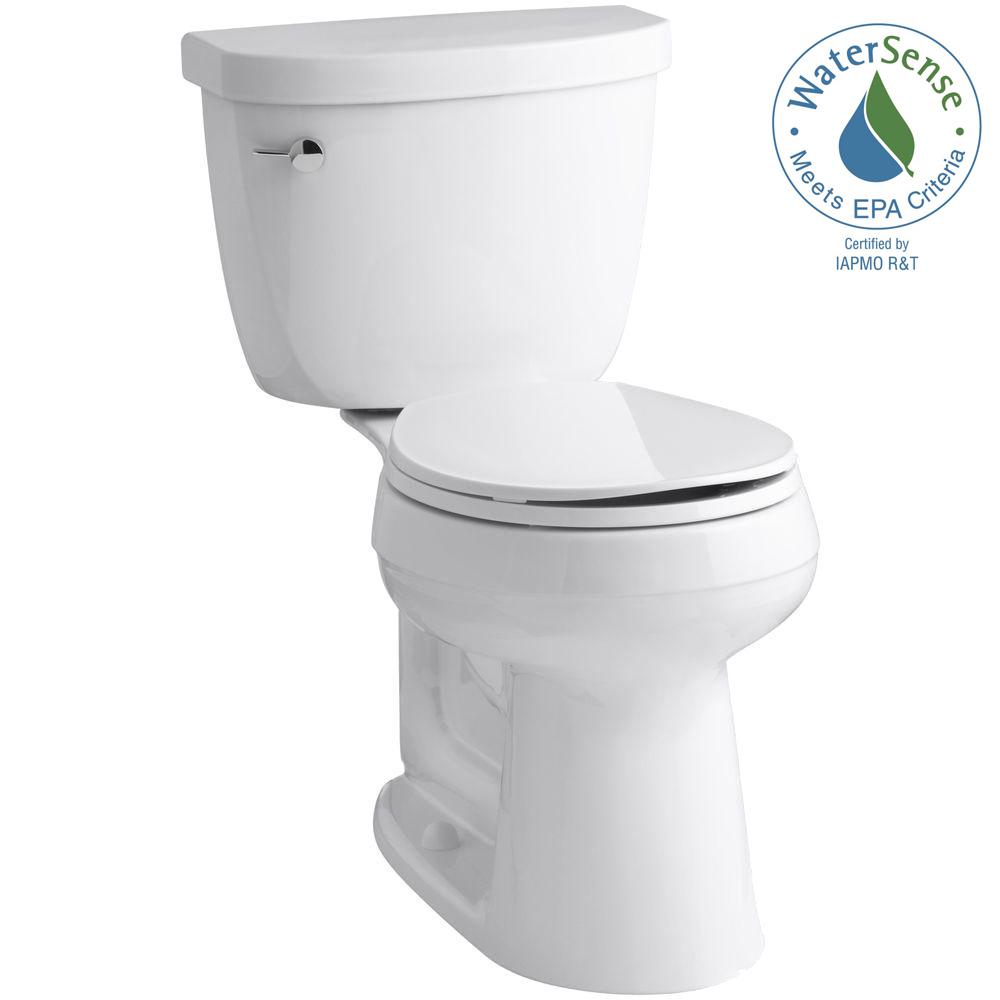 KOHLER Cimarron Complete Solution 2-piece 1.28 GPF Single Flush Round ...