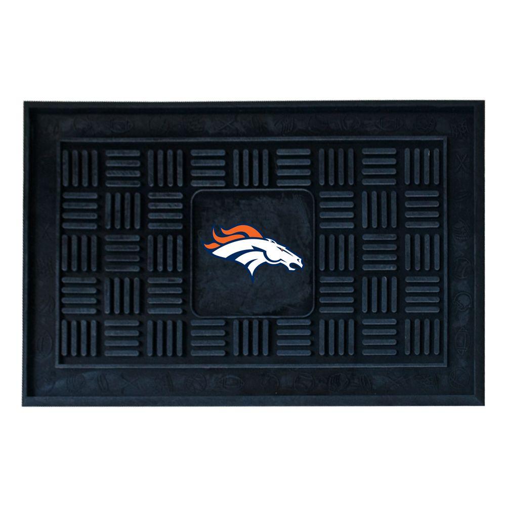 FANMATS Denver Broncos 18 In. X 30 In. Door Mat-11439 - The Home Depot