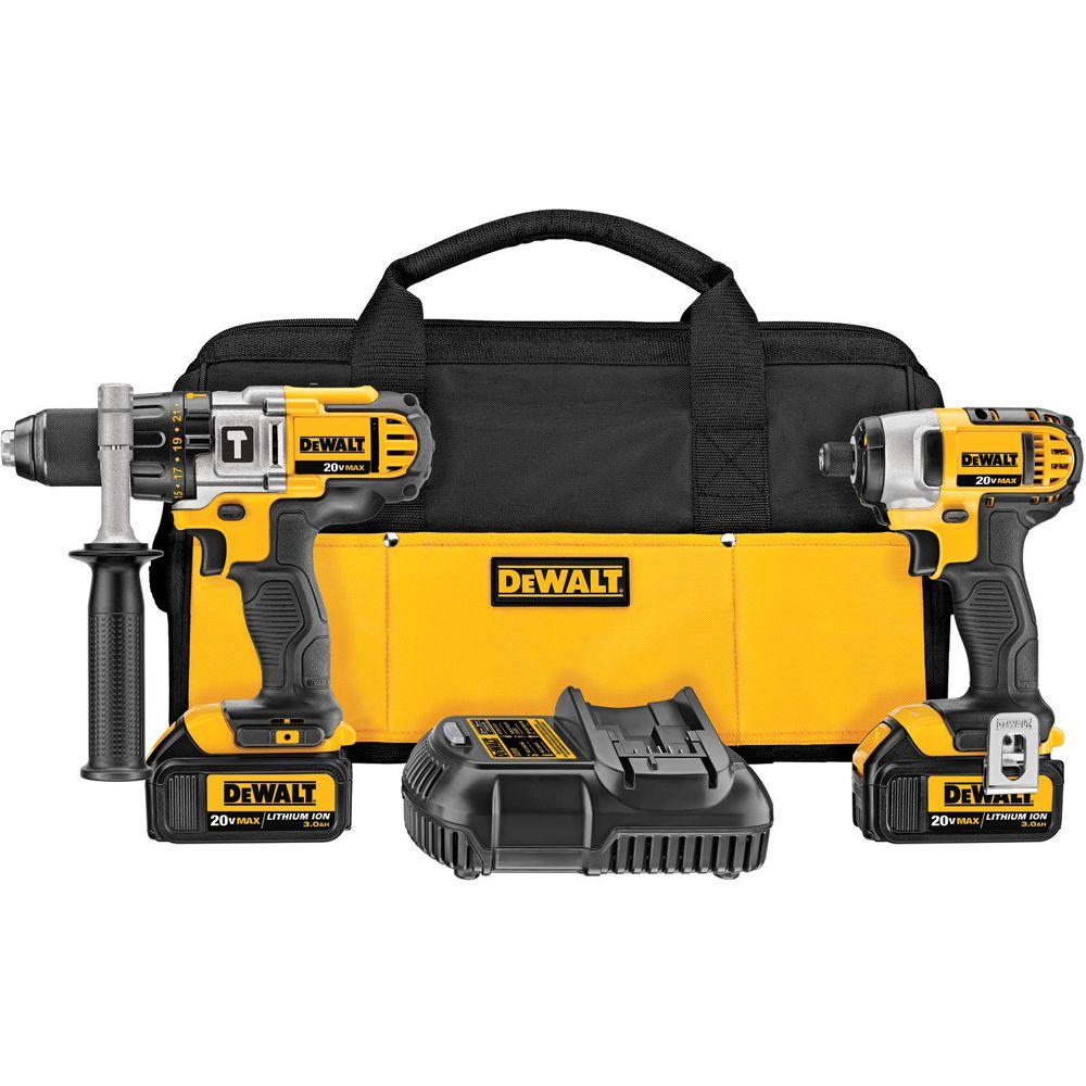 DEWALT 20-Volt MAX XR Lithium-Ion Cordless Brushless Hammerdrill ...