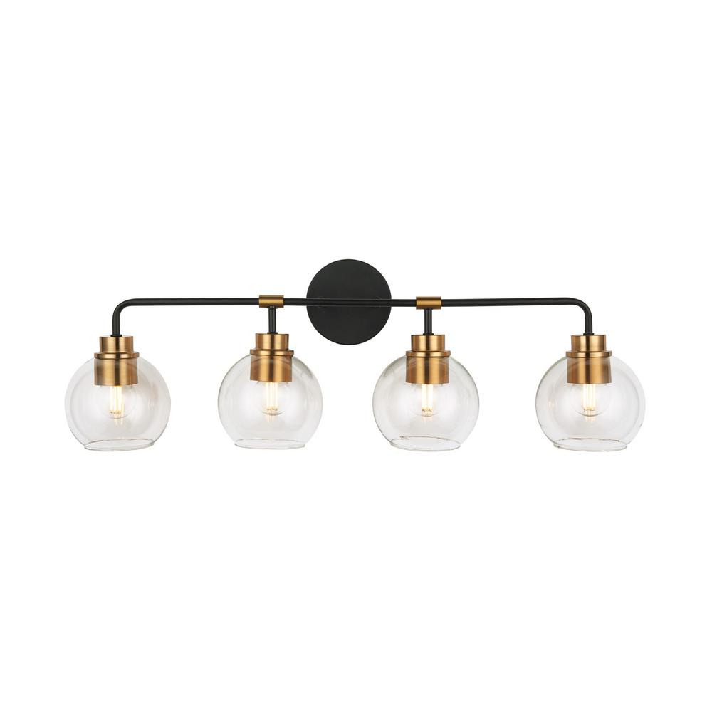 Home Decorators Collection Lawrence 4 Light Aged Bronze And Brass Vanity Hd 1862ab The Depot - Home Depot Vanity Light Set Home Decorators Collection Lawrence 4 Light Aged Bronze And Brass Vanity Hd 1862ab The Depot - Home Depot Vanity Light Set