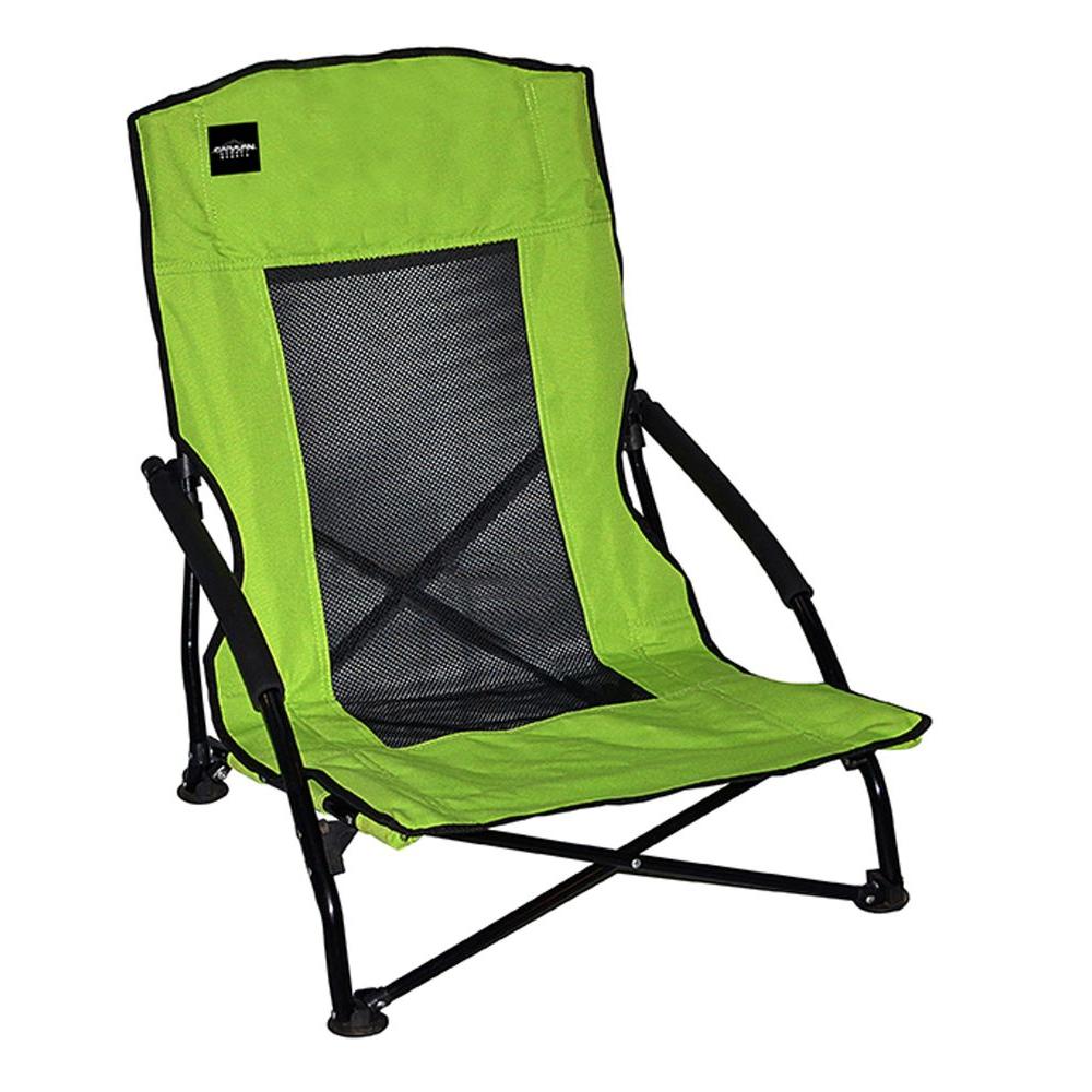 Caravan Sports Lime Green Patio Compact Chair-80012900320 - The Home Depot
