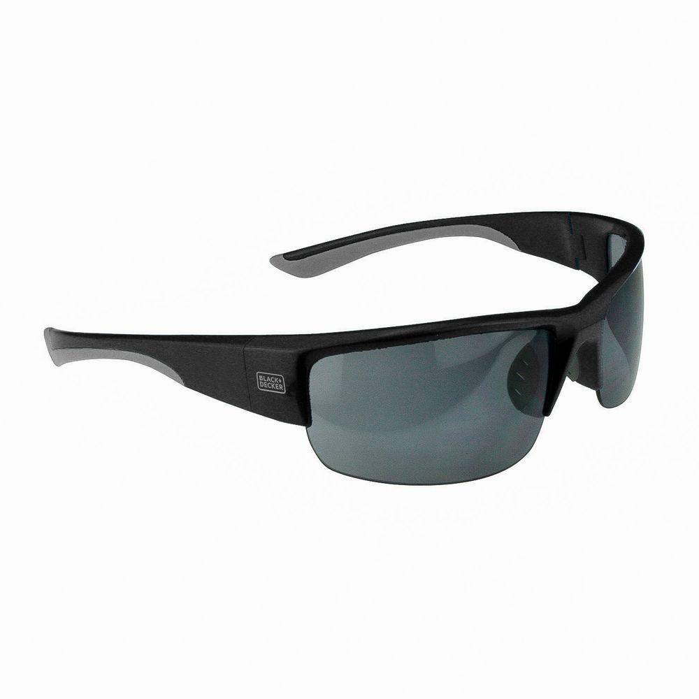 BLACK+DECKER Top Frame Wide Coverage Safety Glasses with Silver Mirror