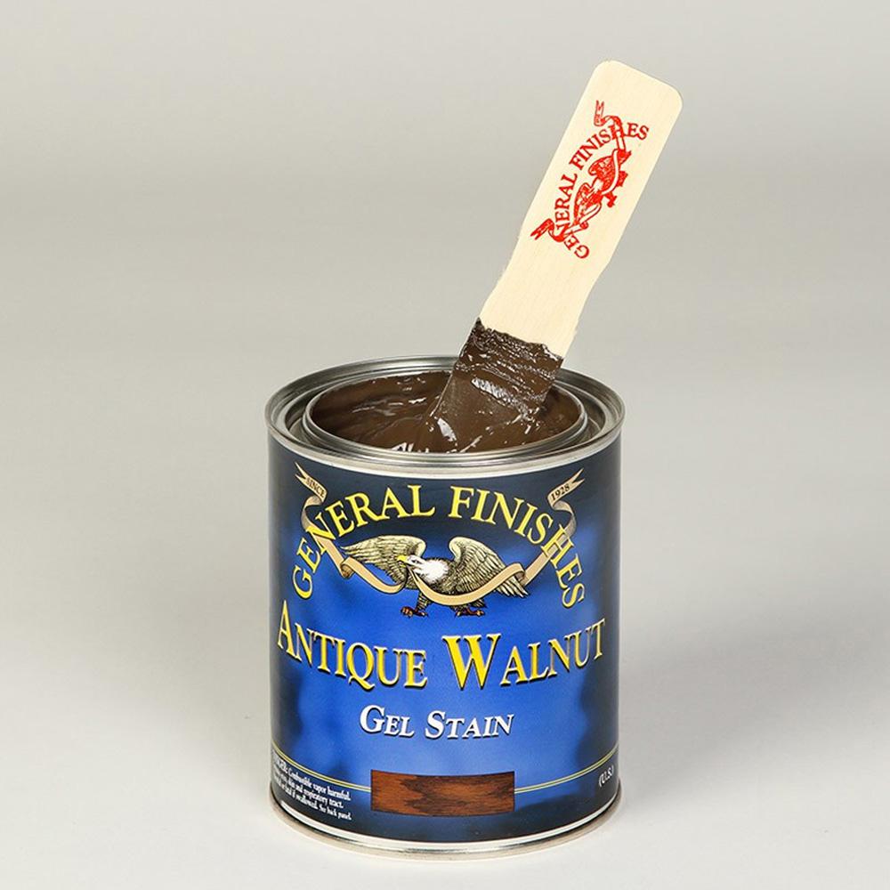 1 Ga Gallon General Finishes The Home Depot Antique Walnut Oil Based Interior Wood Gel Stain