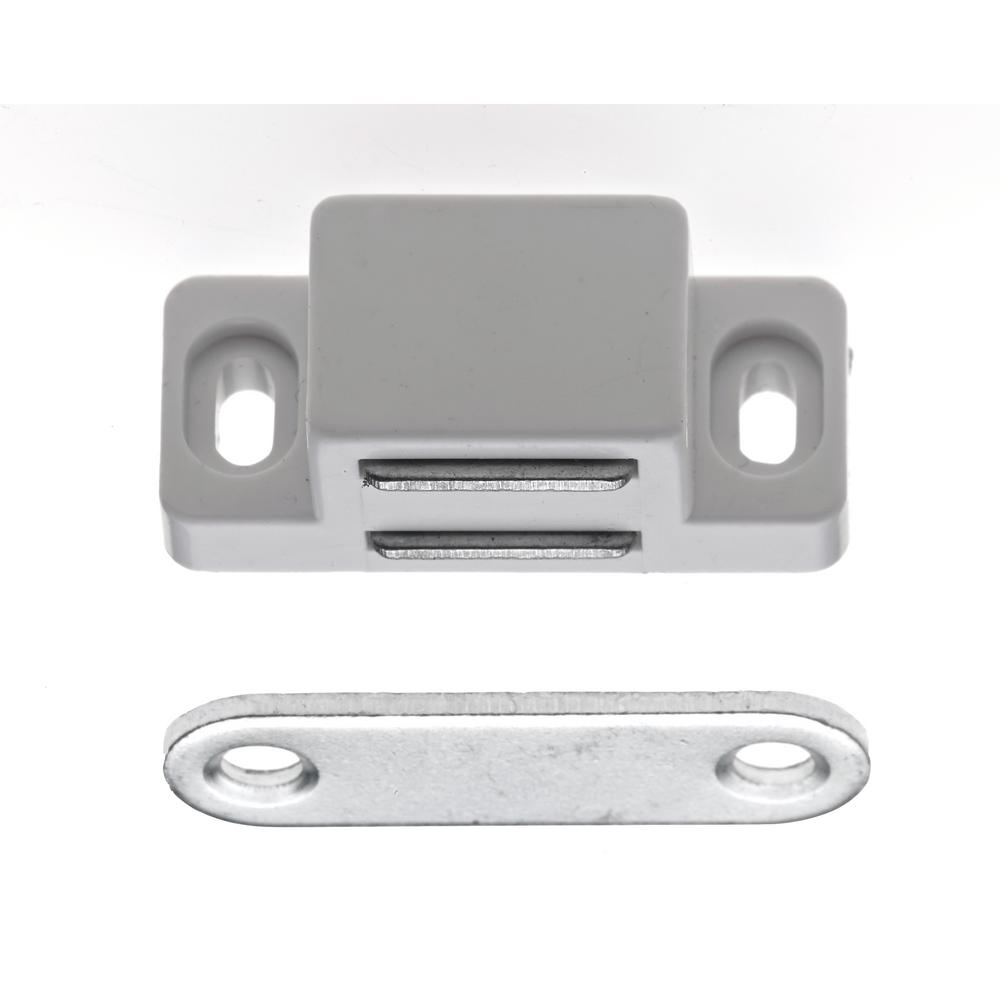 Everbilt 4 4 Lbs Magnetic Catch White 1 Pack 9235997 The