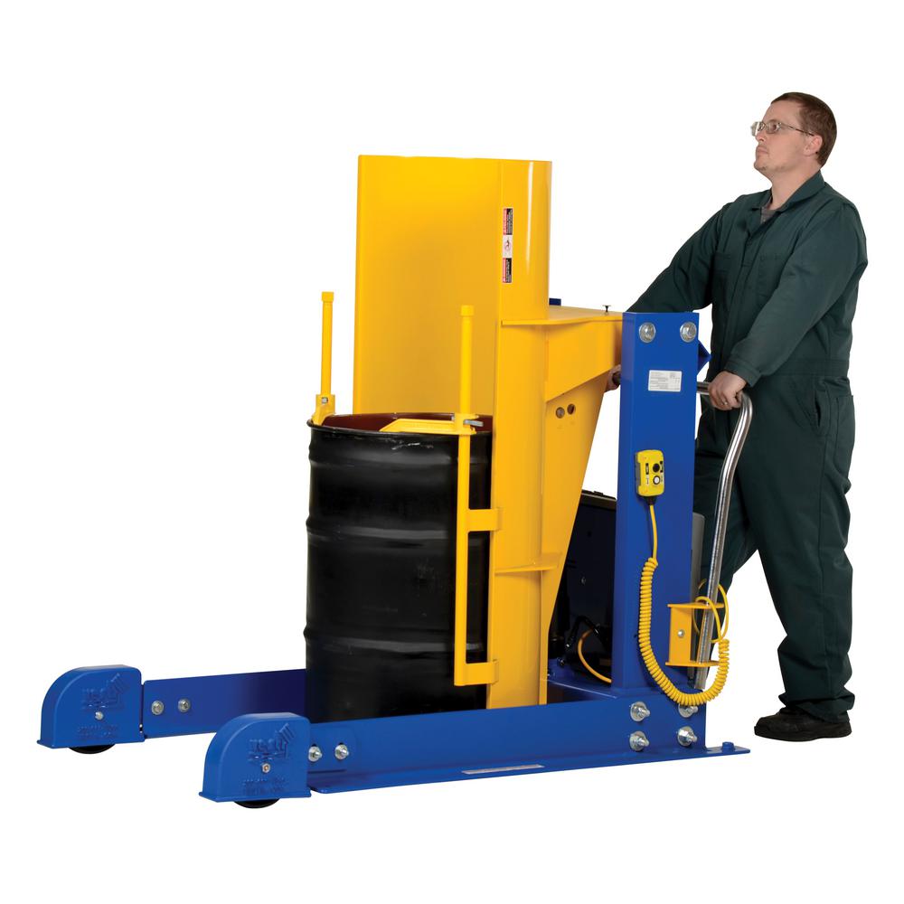Vestil 36 in. 1,000 lb. Capacity Portable Hydraulic Drum DumpersHDD36