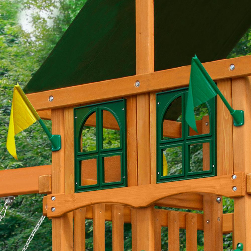 playset rock wall