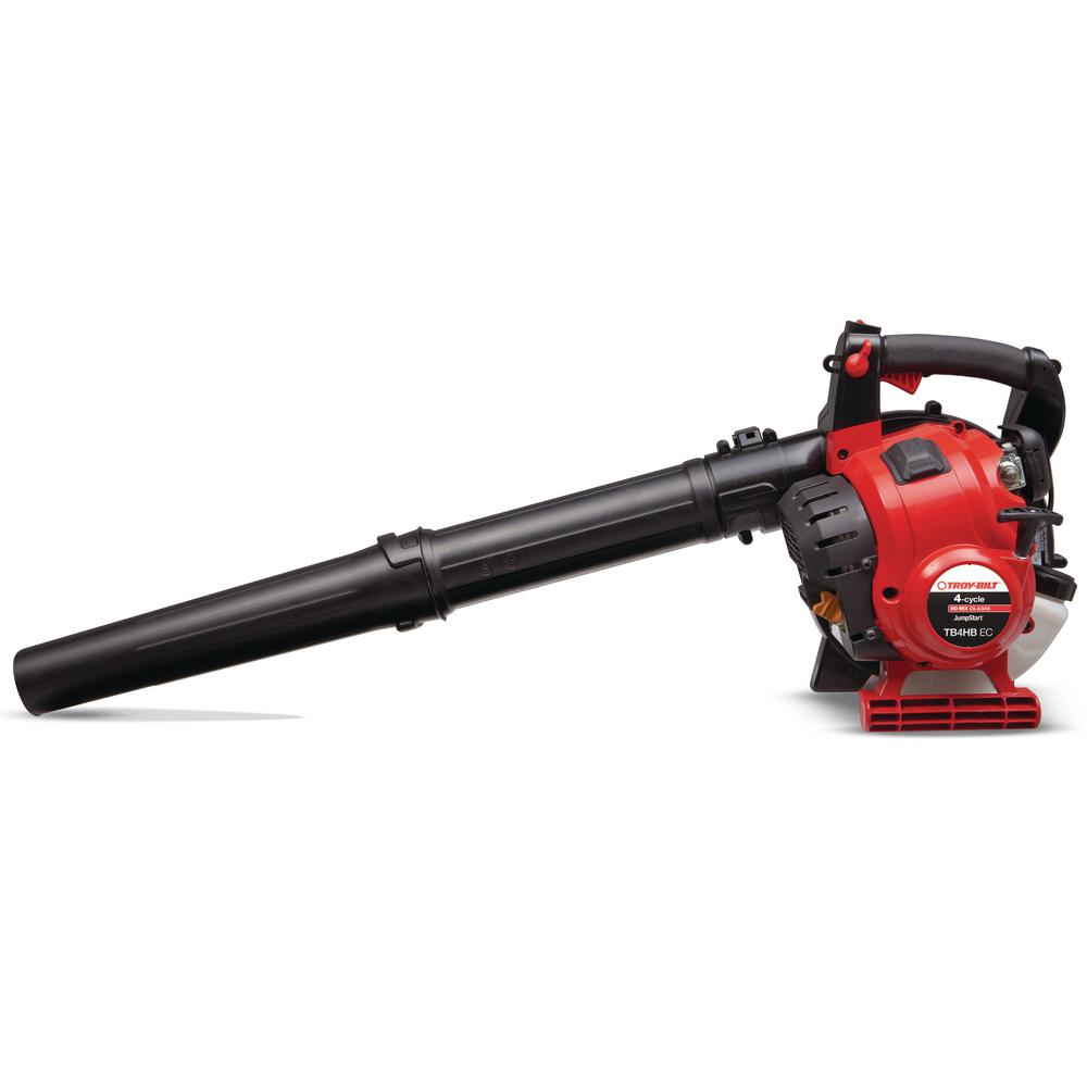 4 Cycle Leaf Ers Outdoor Equipment The Home Depot 150 Mph 450 Cfm 4 Cycle 25cc Gas Handheld Leaf Er With Jumpstart Capabilities