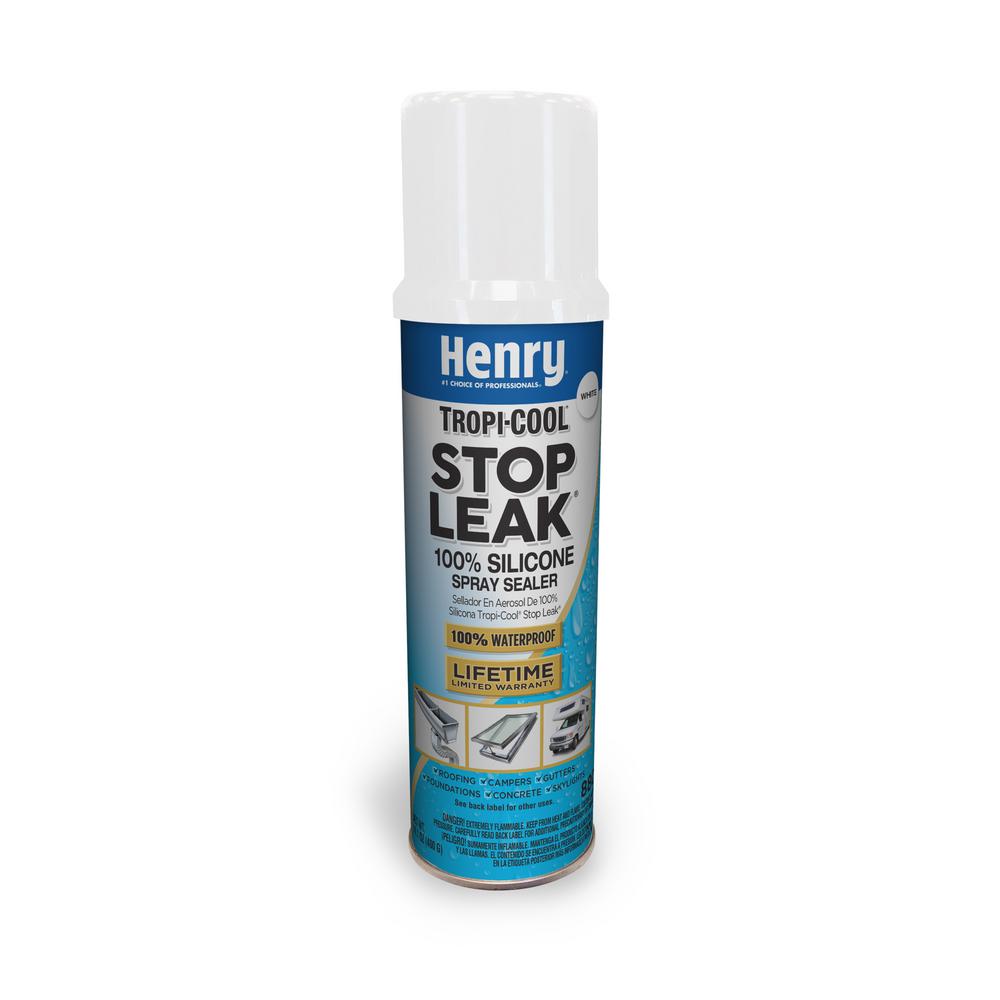 Henry 14.1 oz. Stop Leak Tropicool Silicone White Spray Sealer ...