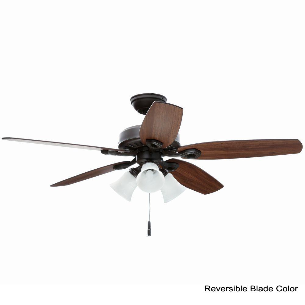 Hunter Builder Plus 52 In Indoor New Bronze Ceiling Fan With