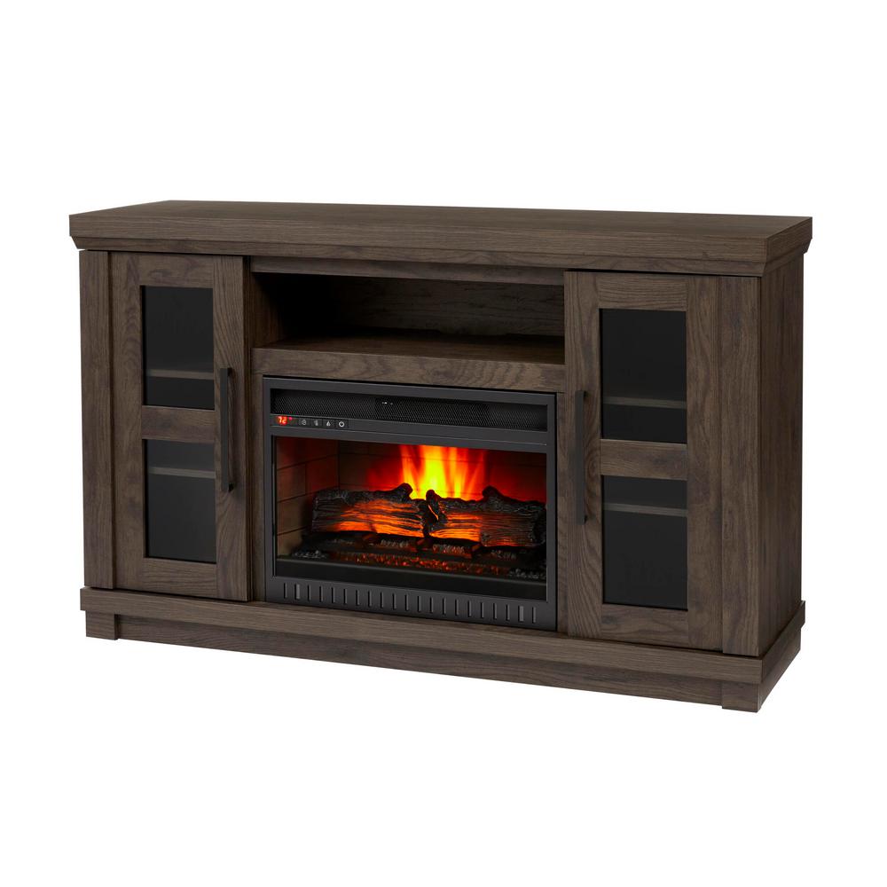 Electric Fireplaces Fireplaces The Home Depot