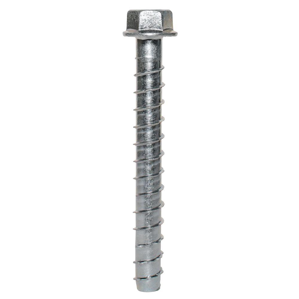 Simpson StrongTie Titen HD 5/8 in. x 6 in. ZincPlated HeavyDuty Screw Anchor (10Pack
