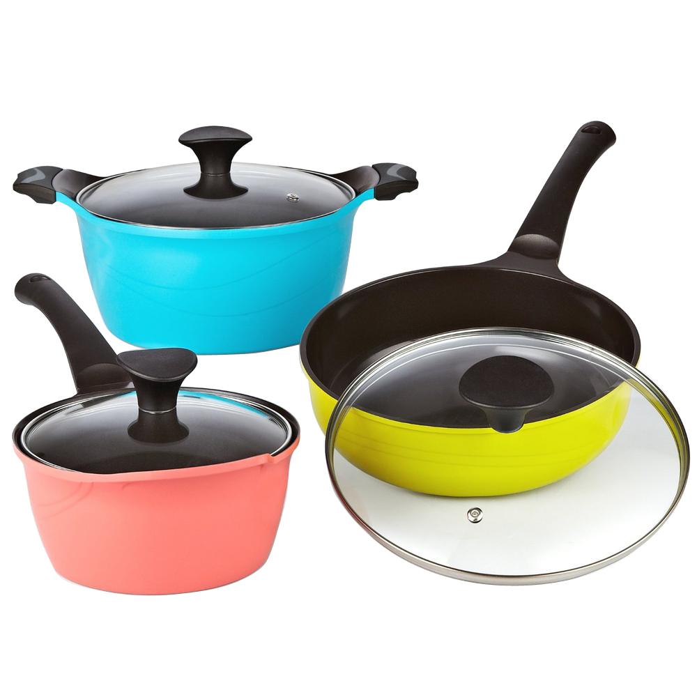 Multicolor Cook N Home Cookware Sets 02456 64 1000 