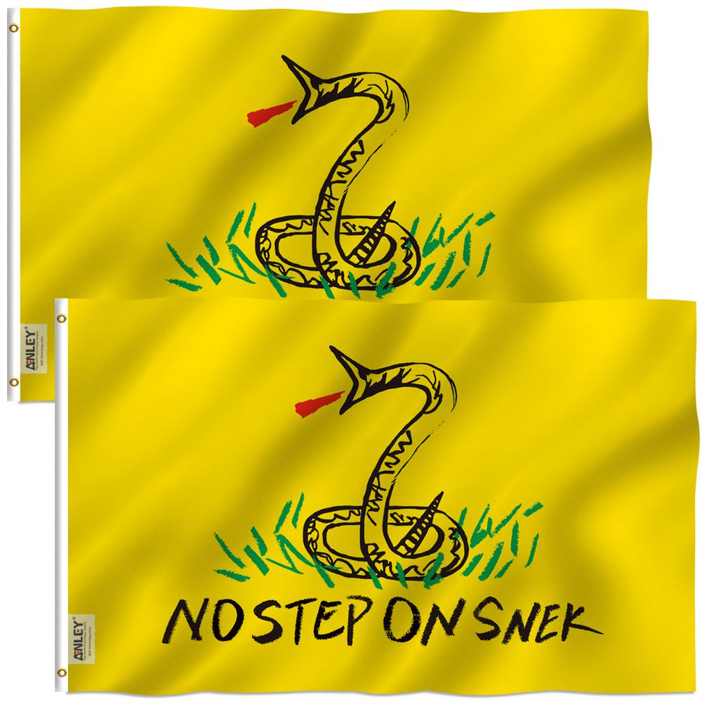 Anley Fly Breeze 3 Ft X 5 Ft Polyester No Step On Snek Flag 2