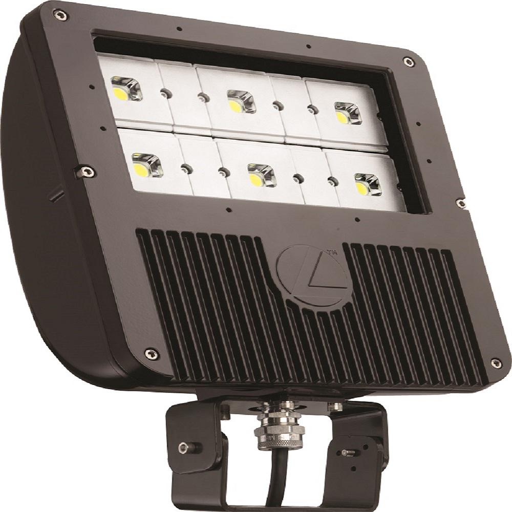 Lithonia Lighting 129 Watt Dark Bronze Outdoor Integrated LED Flood