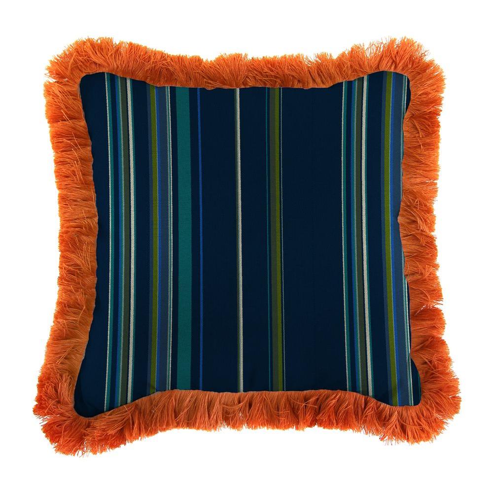 Jordan Manufacturing Sunbrella Stanton Lagoon Square Outdoor Throw
