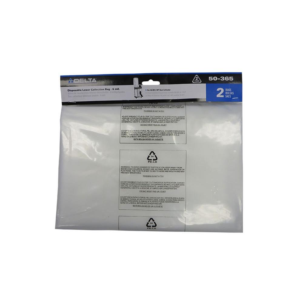 Delta Accessory Plastic Bag for Dust Collector50365 The Home Depot