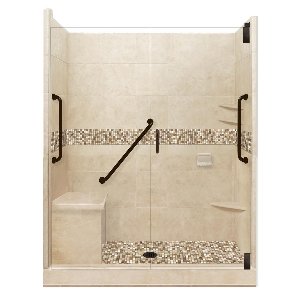 American Bath Factory Roma Freedom Grand Hinged 36 in. x 60 in. x 80 in ...