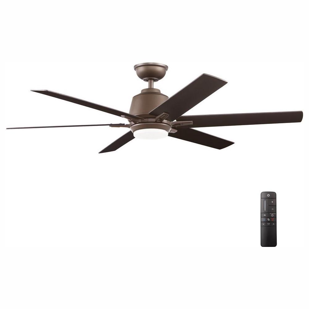 Large Room 6 Blades Industrial Ceiling Fans With Lights