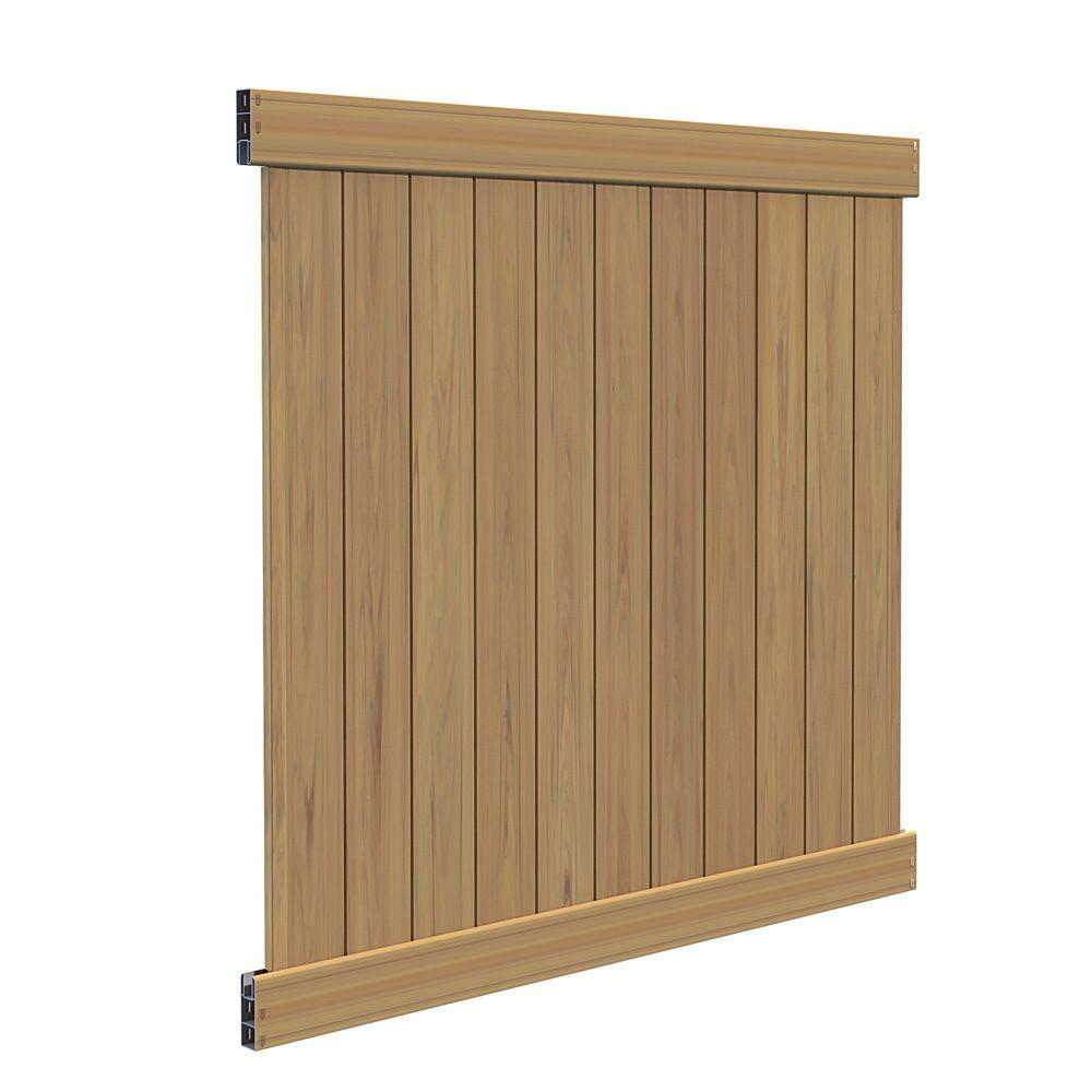 Veranda Washington 6 ft. H x 6 ft. W Cypress Vinyl Fence Panel Kit (Z