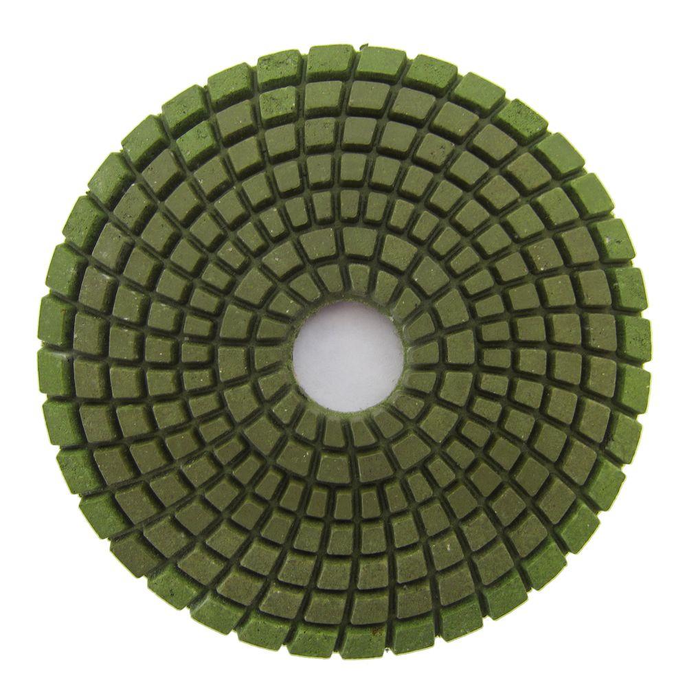 Archer USA 4 in. 3000 Grit Wet Diamond Polishing Pad for StoneWPP04B3000 The Home Depot