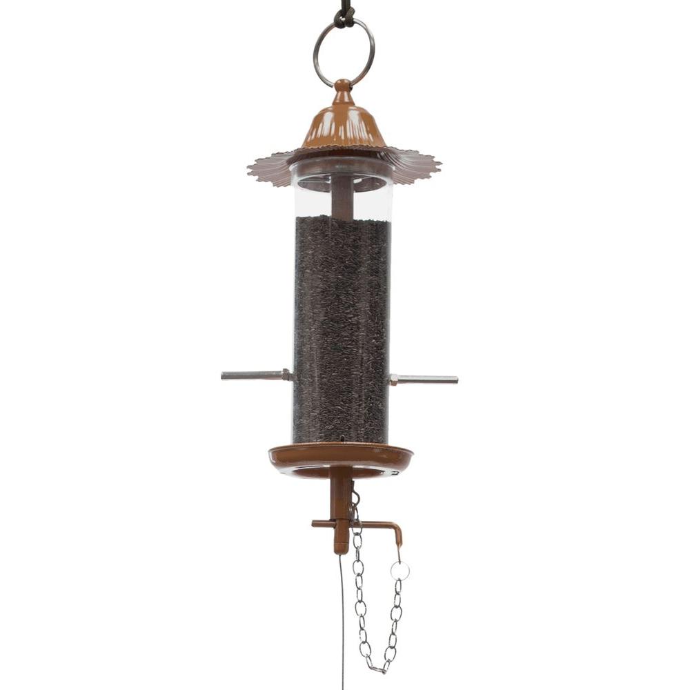 The Effort-Less Birdfeeder 100 Series Copper Mini Finch Birdfeeder