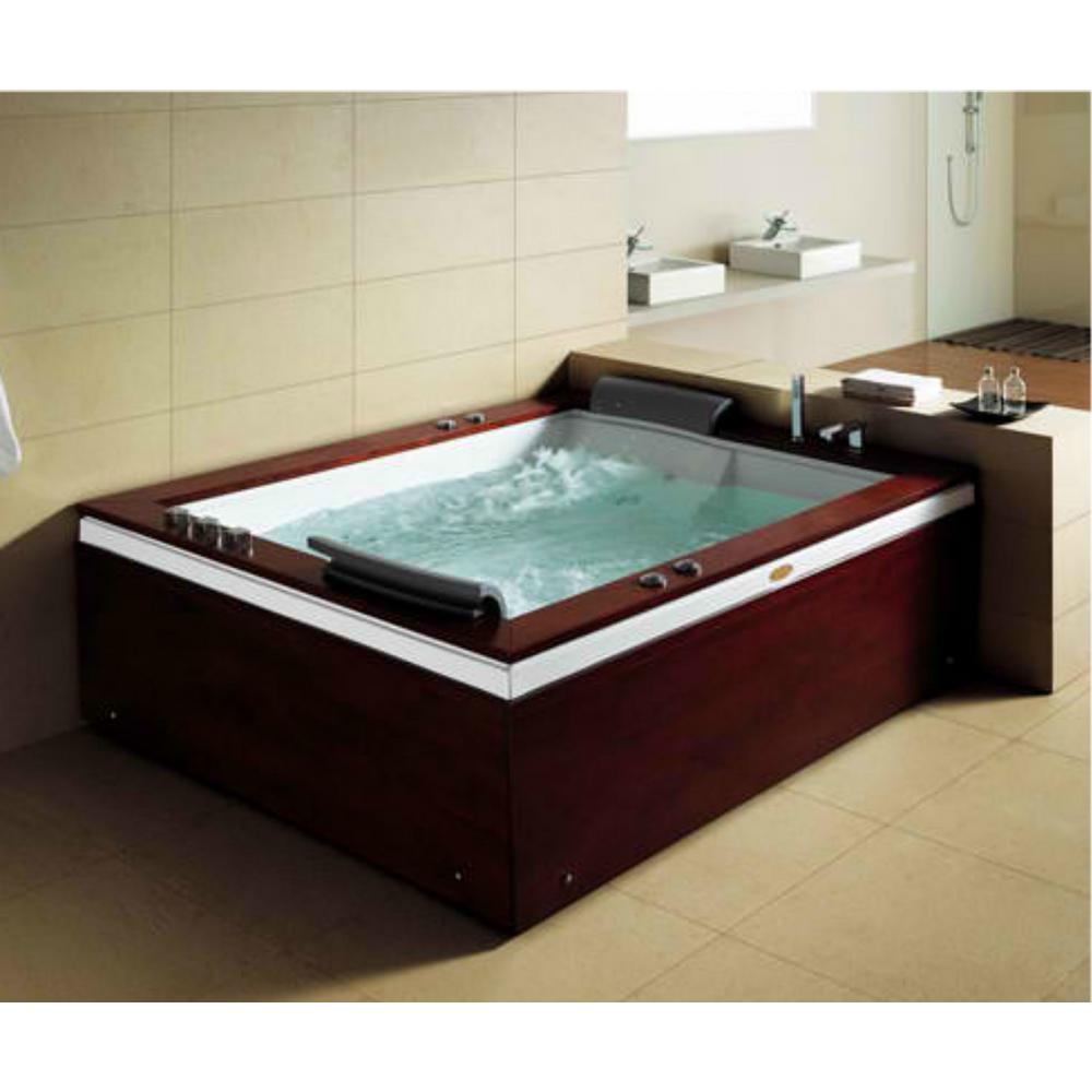 Mesa 68 4 In Acrylic Flatbottom Whirlpool Bathtub In White