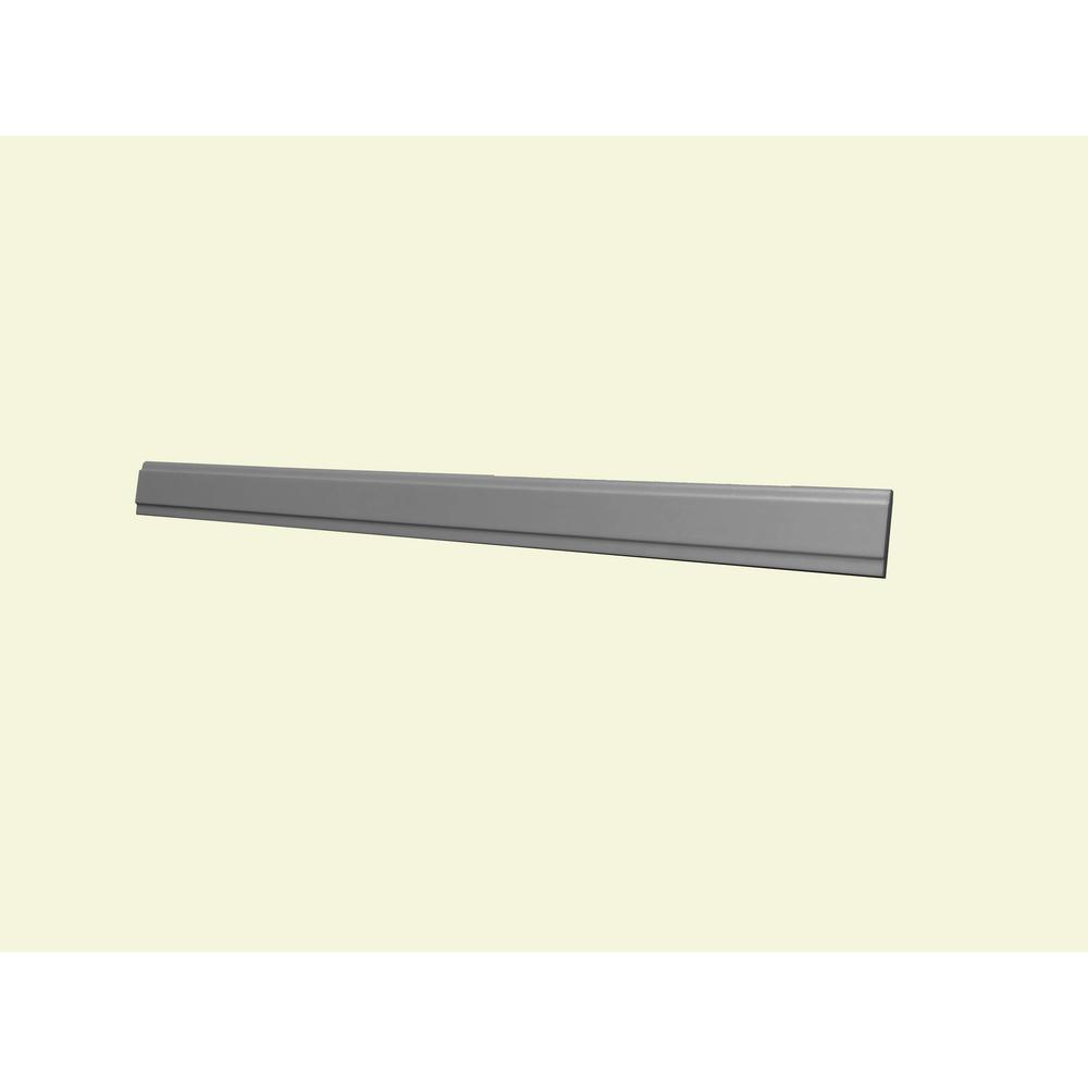 ALL WOOD CABINETRY LLC Express Assembled 2.25 in. x 0.75 in. x 96 in. Light Rail Molding in Veiled Gray was $79.12 now $47.47 (40.0% off)