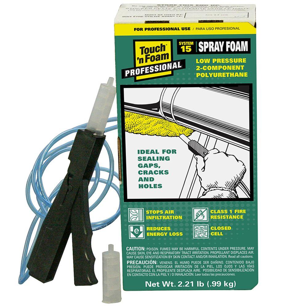 Spray on insulation kits