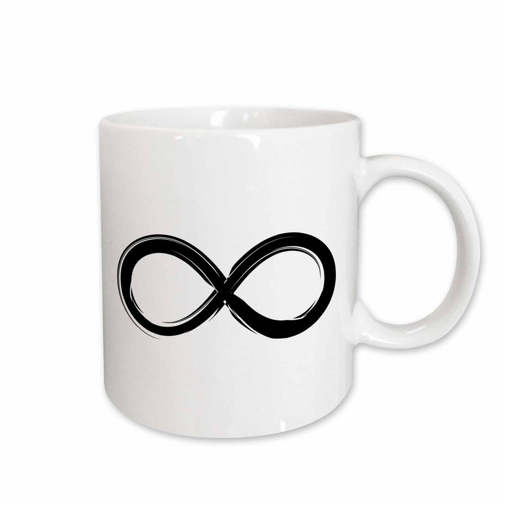 Rose Houk Digital Design Symbols Infinity Drawn Symbol Rose Houk Digital Design Symbols Infinity Drawn Symbol Black 11 Oz White