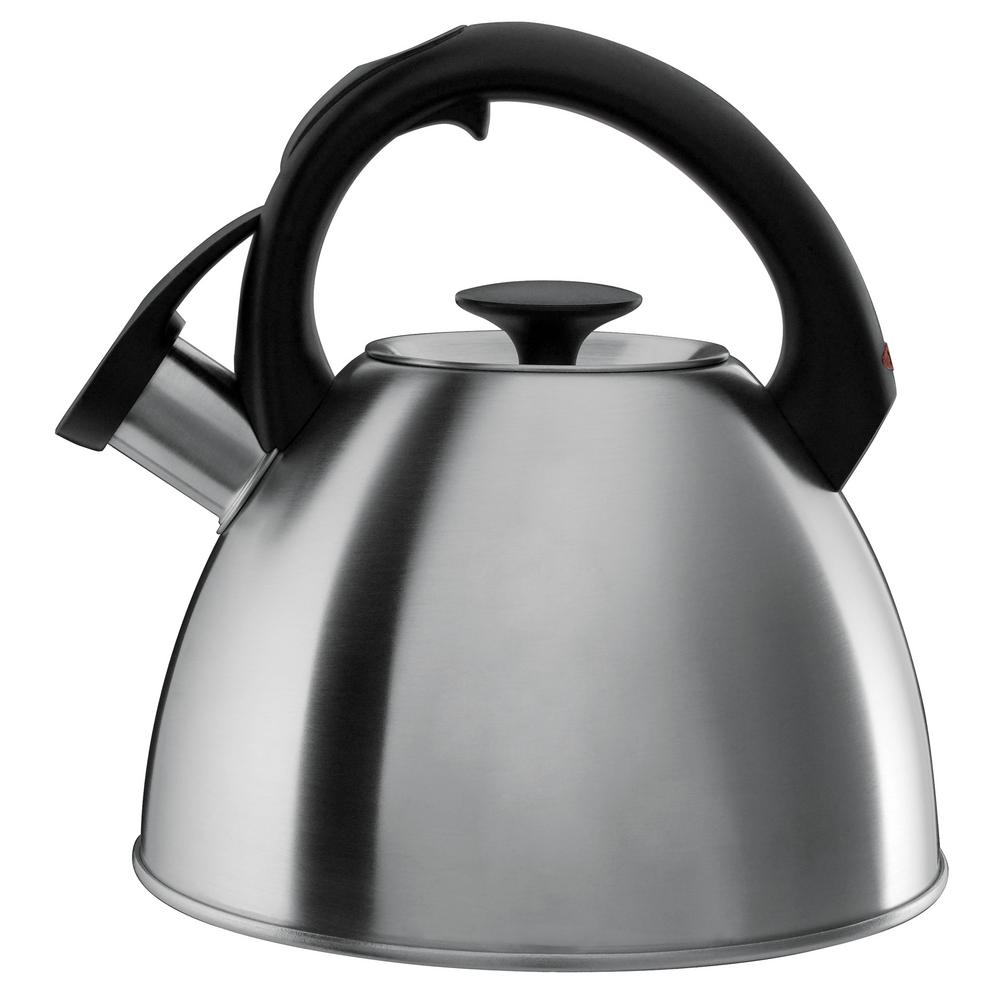 Good Grips Click-Click 8.4-Cup Brushed Stainless Steel (Silver) Tea Kettle